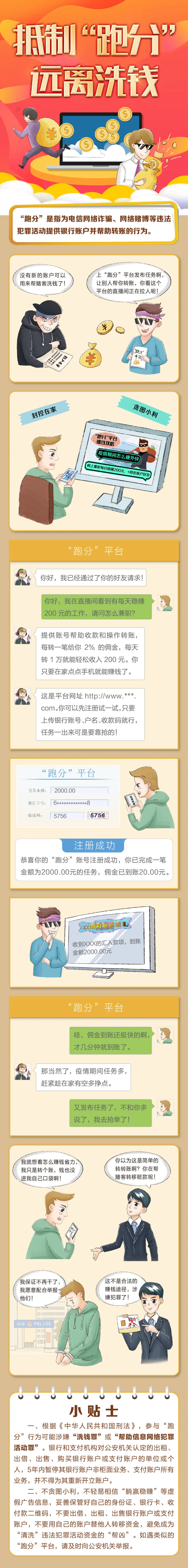 助力全民抗疫·反洗錢系列宣傳之一：抵制“跑分”，遠離洗錢.jpg